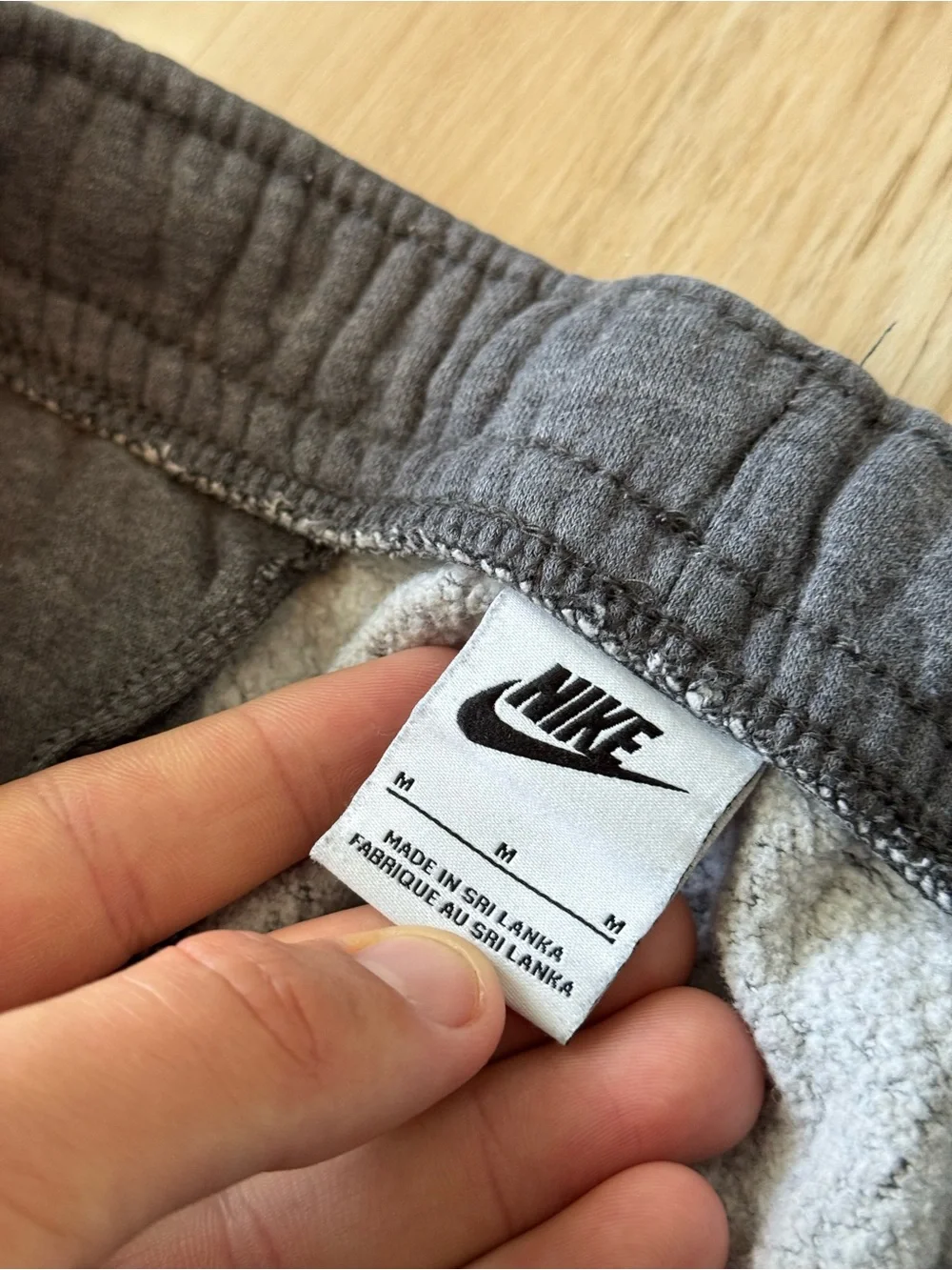 Nike Dark Charcoal Gray Fleece Joggers